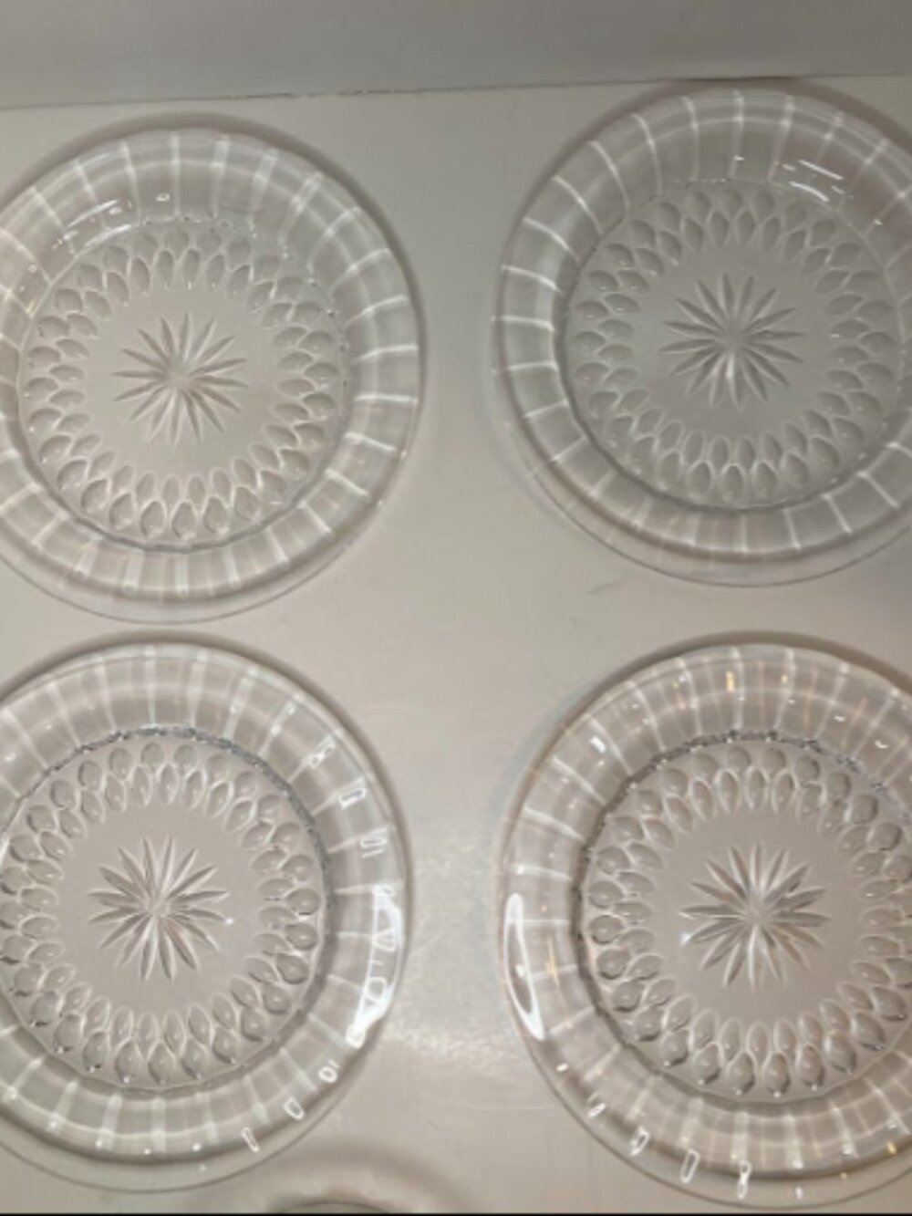 Vintage Val St. Lambert Bread & Butter Plates